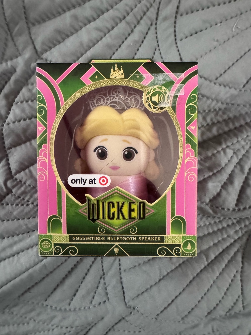 New With Tags Sealed Wicked Glinda - Bitty Boomers Bluetooth Speaker Collectible
